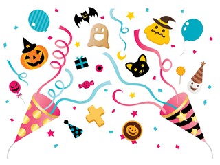 ハロウィンの2つのクラッカー