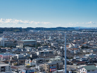 木更津きみさらづタワーから観た景色