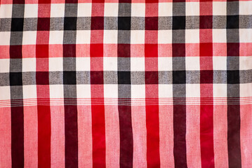 Thai Loincloth style woven texture with simple pattern. perfect for background.