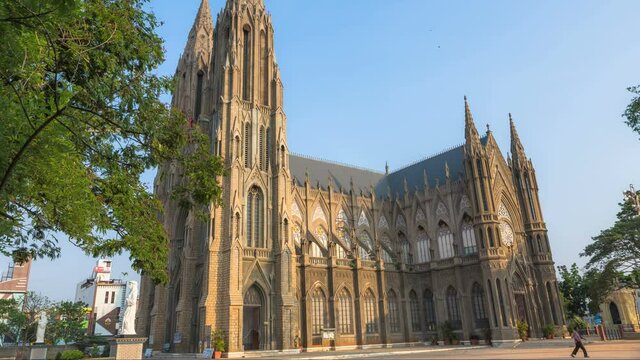 150 years old, St. Philomena&rsquo;s Cathedral is a Catholic church that is the cathedral of the Diocese of Mysore, India. The full name is the Cathedral of St. Joseph and St. Philomena. Mysuru, India