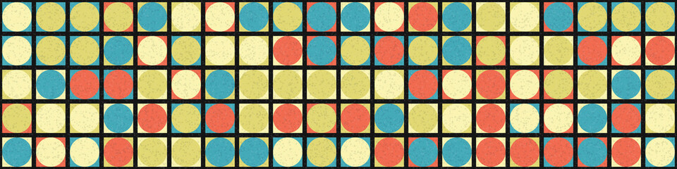 Abstract Geometric Pattern generative computational art illustration