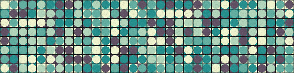 Abstract Geometric Pattern generative computational art illustration