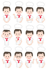 シェフ　表情セット