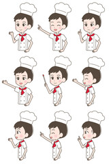 シェフ　表情セット