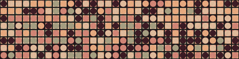 Abstract Geometric Pattern generative computational art illustration