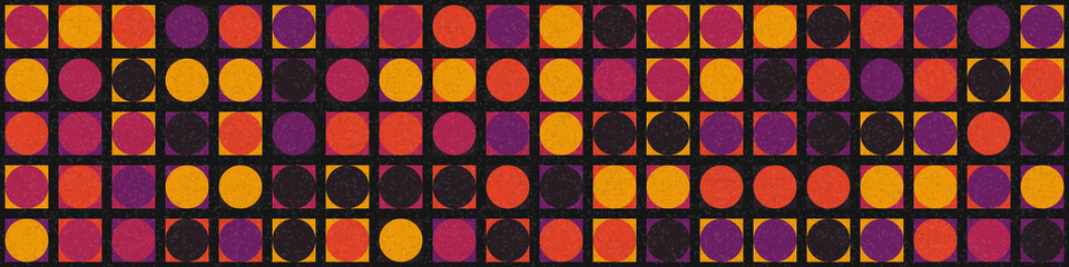 Abstract Geometric Pattern generative computational art illustration