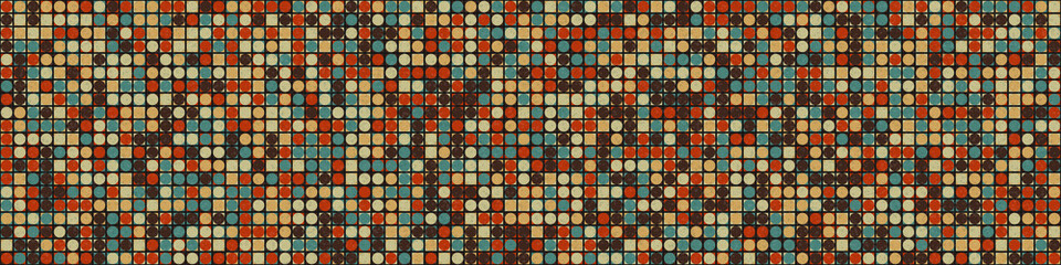 Abstract Geometric Pattern generative computational art illustration