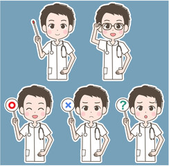 看護師　ポインター　セット