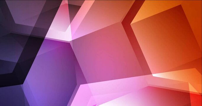 4K looping dark pink, red video with lines, rectangles. Colorful fashion clip with gradient rectangles. Flicker for designers. 4096 x 2160, 30 fps.