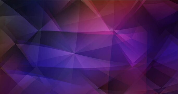 4K looping dark blue, red animated moving slideshow. Shining colorful animation in simple style. Screen saver for tech devices. 4096 x 2160, 30 fps. Codec Photo JPEG.