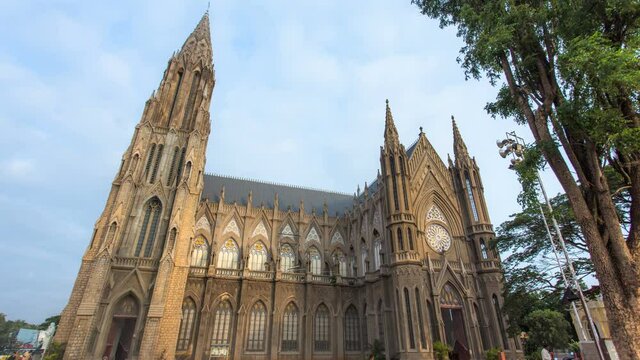 150 years old, St. Philomena&rsquo;s Cathedral is a Catholic church that is the cathedral of the Diocese of Mysore, India. The full name is the Cathedral of St. Joseph and St. Philomena. Mysuru, India