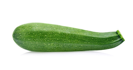 zucchini isolated on white background.
