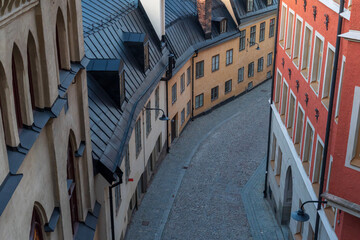 street in the old town of stockholm