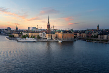 Fototapeta na wymiar city old town of stockholm