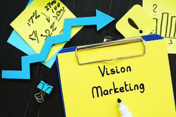 Vision Marketing phrase on the page.