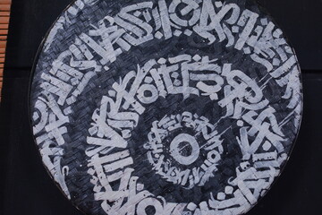 
unique patterns and images as wall hangings in Malang
