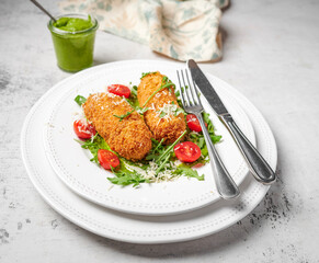 Italian rice croquettes