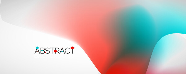 Fluid color gradient abstract background, trendy colorful wallpaper. Vector illustration for placards, brochures, posters, banners and covers