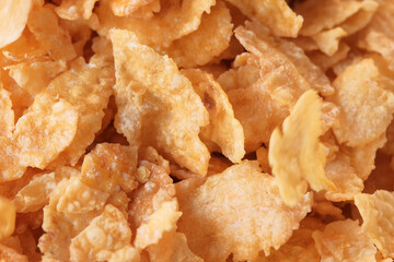 Cornflakes with sugar icing