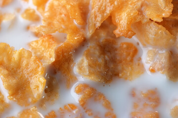 Cornflakes with sugar icing