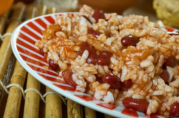  Puerto Rican  Arroz junto