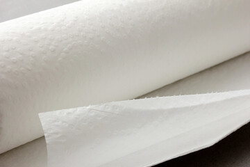 White roll paper towel background texture