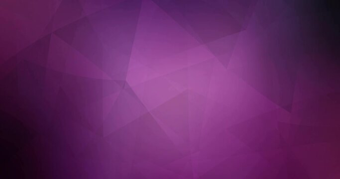 4K looping dark purple, pink polygonal abstract footage. Colorful abstract video clip with gradient. Slideshow for web sites. 4096 x 2160, 30 fps. Codec Photo JPEG.