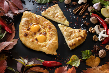 traditional Ossetian pies from the oven