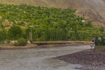 Tajik–Afghan Friendship Bridge across the Panj River