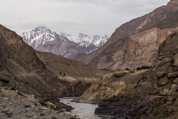 River Panj (Pyandzh) between Tajikistan and Afghanistan