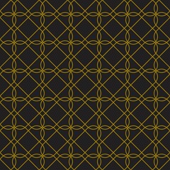 luxury elegant square striped motif style seamless pattern vector graphic