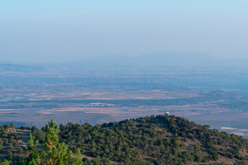 ranger house on top of a Sierra Nevada mountain
