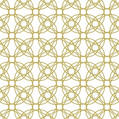luxury motif ornamental golden seamless pattern material vector graphic
