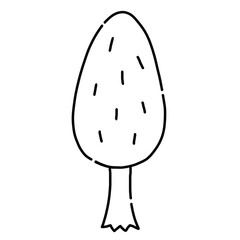 手描き風の木のイラスト素材