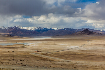 Pamir Highway in Gorno-Badakhshan Autonomous Region, Tajikistan