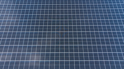 Solarpanel solar energy roof, reflecting the clouds above