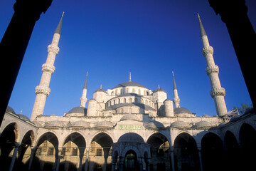 Fototapeta na wymiar TURKEY ISTANBUL BLUE MOSQUE