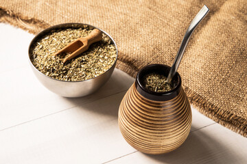 Yerba mate drink