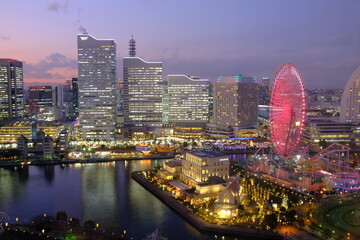 みなとみらいの夜景