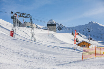 Observatory in the Swiss alps