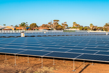 New solar panel farm near O'Sullivan Beach, South Australia