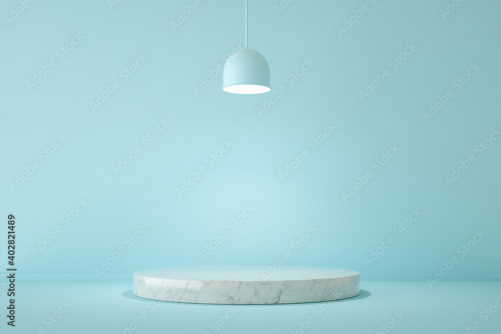 Poster minimal scene template display for show product 3d render