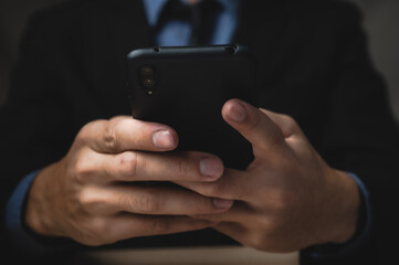 business hand, concept successful of business worker