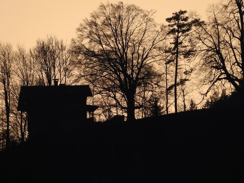 Sonnenuntergang im Karwendel Vomperberg Bettelwurf in der N&auml;he von Schwaz Vomp