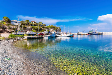 Fototapeta premium Saip Alti fisher shelter in Karaburun