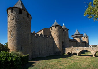 Fototapeta na wymiar Carcassonne Fortification