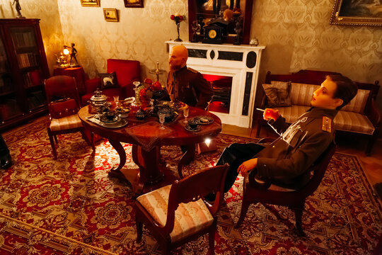 Saint Petersburg, Russia, 18.04.2019, The scene of Rasputin's murder - the Yusupov Palace in St. Petersburg