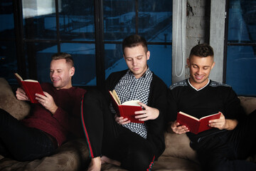 Best friends are having fun and relaxing at home.