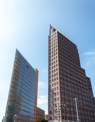 Obraz premium construction sites for new residential and apartment buildings around Berlin's