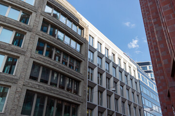 Fototapeta premium construction sites for new residential and apartment buildings around Berlin's